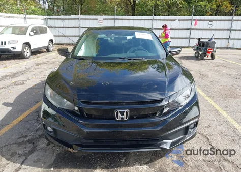 2019 Honda Civic Sport z USA, uszkodzony, nr VIN 2HGFC2F81KH536126